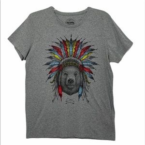 Coloci Graphic Bear Chief T-Shirt